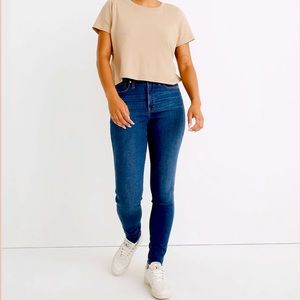 Madewell Curvy High-Rise Skinny Jeans in Coronet Wash size 26